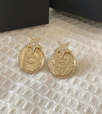 Chanel 샤넬 23B 금화 별 귀걸이