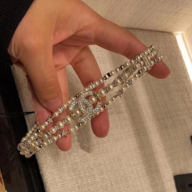 Chanel 샤넬 23k 진주 목걸이