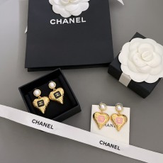 샤넬 빈티지 하트 귀걸이