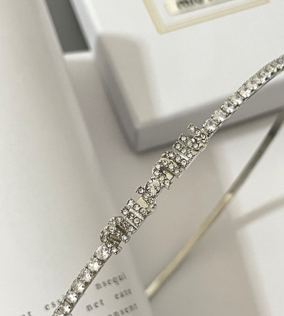 미우미우 24 큐빅 헤어밴드