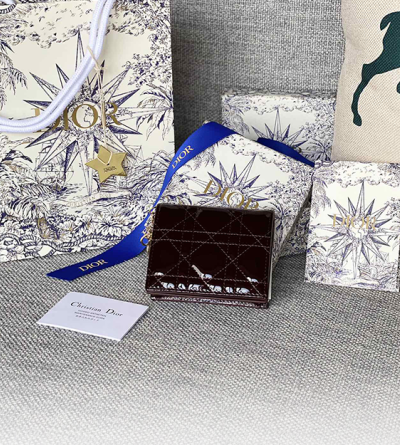 디올 레이디 디올 가드니아 미니 지갑