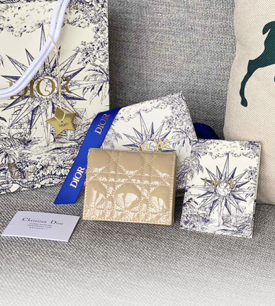 디올 레이디 디올 가드니아 미니 지갑