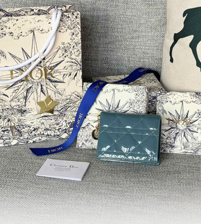 디올 레이디 디올 가드니아 미니 지갑