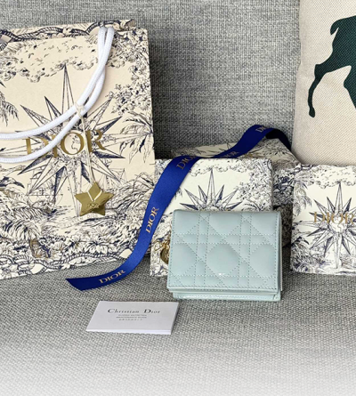 디올 레이디 디올 가드니아 미니 지갑