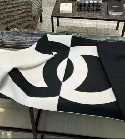 샤넬 빅로고 캐시미어 머플러