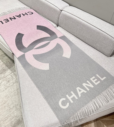 샤넬 빅로고 캐시미어 머플러