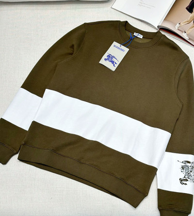 버버리 스트라이프 코튼 맨투맨