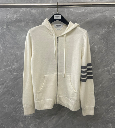 톰브라운 울 로즈 집업 후드