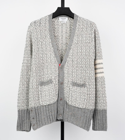 톰브라운 배색 울 가디건