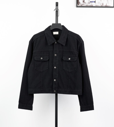 더로우 블랙 데님 자켓