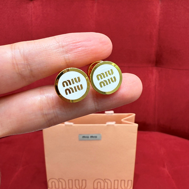 미우미우 에나멜 귀걸이