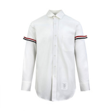 톰브라운 테이프 라벨 셔츠