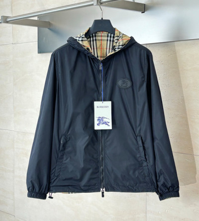 버버리 체크 양면 자켓