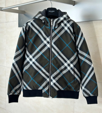 버버리 트윌 후드 집업