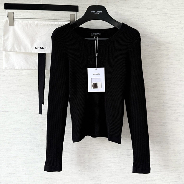 샤넬 자수 니트