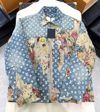 루이비통 플라워 데님 자켓