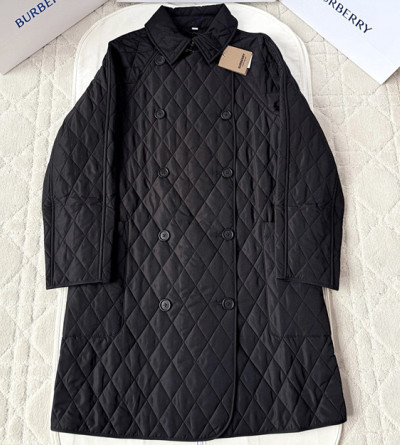 버버리 롱 퀼팅 자켓