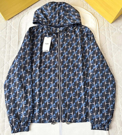 펜디 나일론 집업 후드