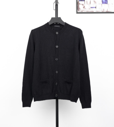 프라다 울 혼방 가디건