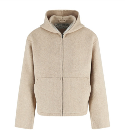 아크네스튜디오 캐시미어 혼방 집업 후드