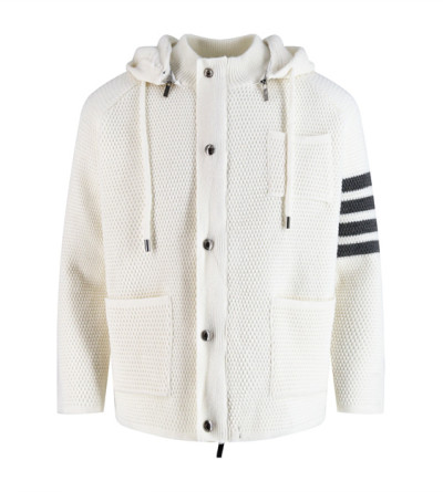 톰브라운 더블 후드 집업