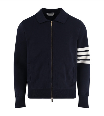 톰브라운 울 니트 집업