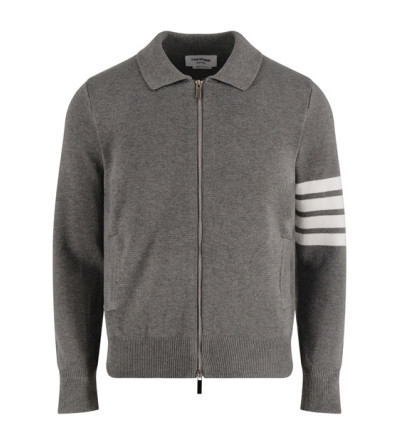 톰브라운 울 니트 집업