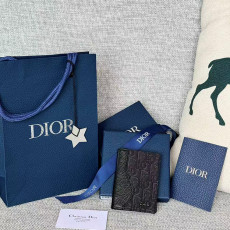 디올 세들 2단 카드 지갑