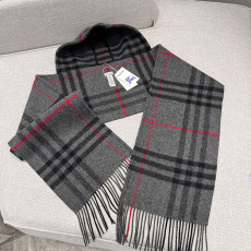 버버리 후드 머플러