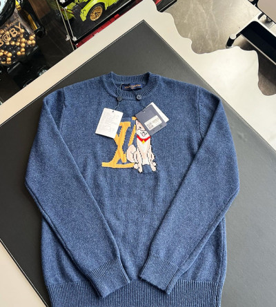 루이비통 로고 니트