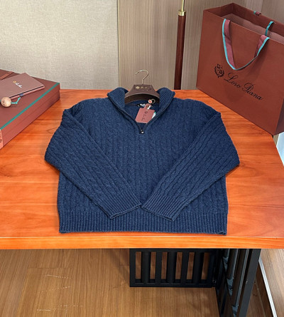 로로피아나 반집업 니트