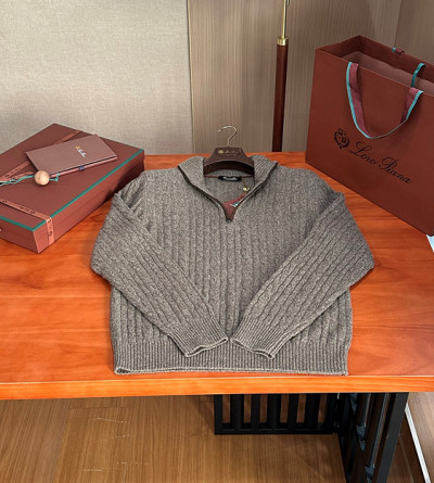 로로피아나 반집업 니트