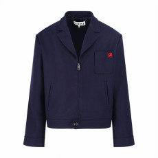 로에베 울 혼방 집업 자켓