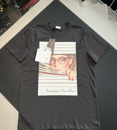 디올 프린팅 반팔