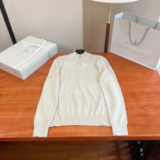 브루넬로쿠치넬리 반집업 니트