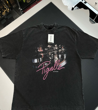 발렌시아가 프린팅 반팔