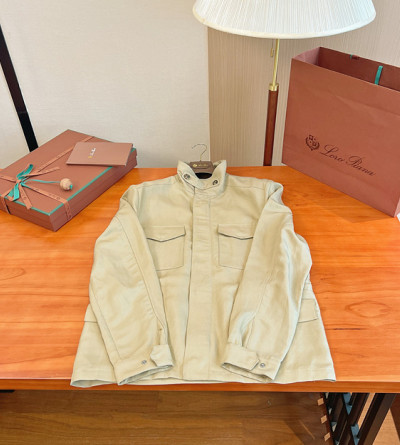 로로피아나 포켓 집업 자켓