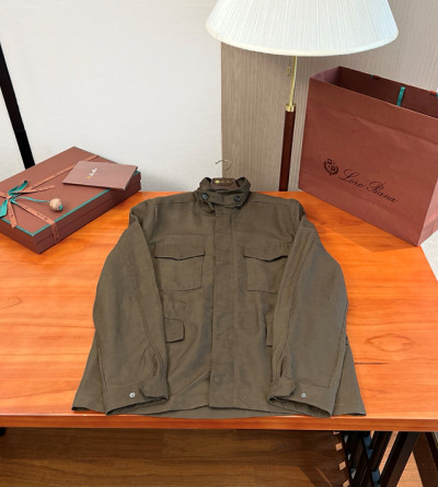 로로피아나 포켓 집업 자켓